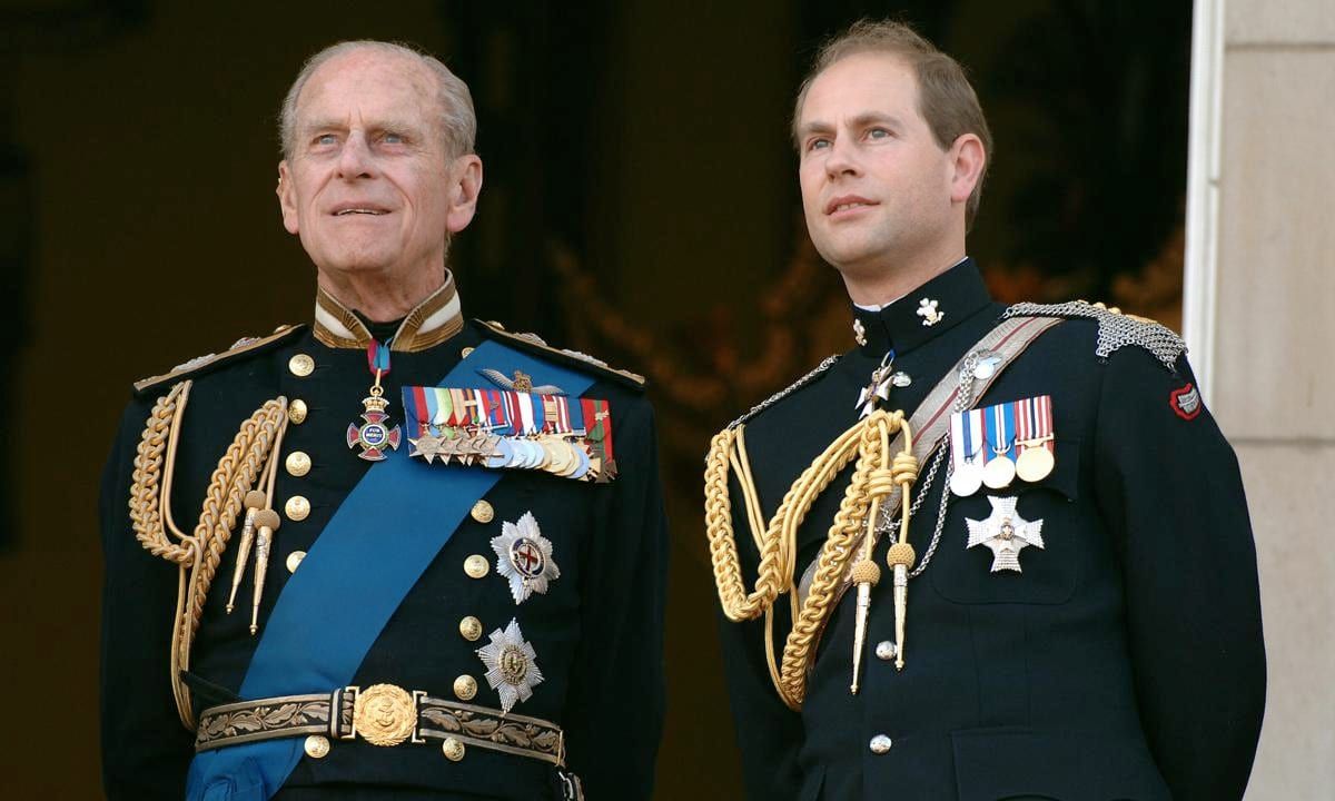 Prince Philip's youngest son, Prince Edward, is the new Duke of Edinburgh