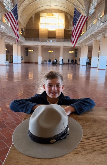 Ivanka Trump honors her immigrant heritage as she visits Ellis Island with her family