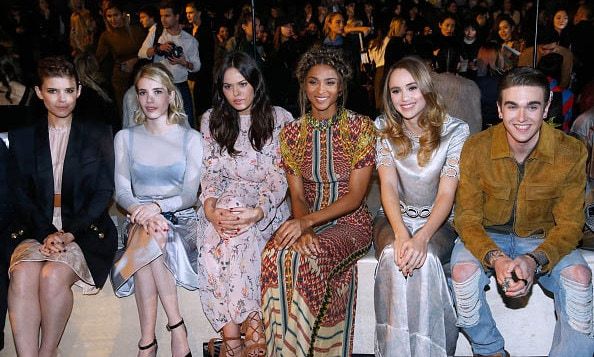 Kate Mara, Emma Roberts, Atlanta de Cadenet Taylor, Ciara, Suki Waterhouse and Gabriel-Kane Day-Lewis were all front row and camera ready during the H&M presentation.
<br>
Photo: Getty Images