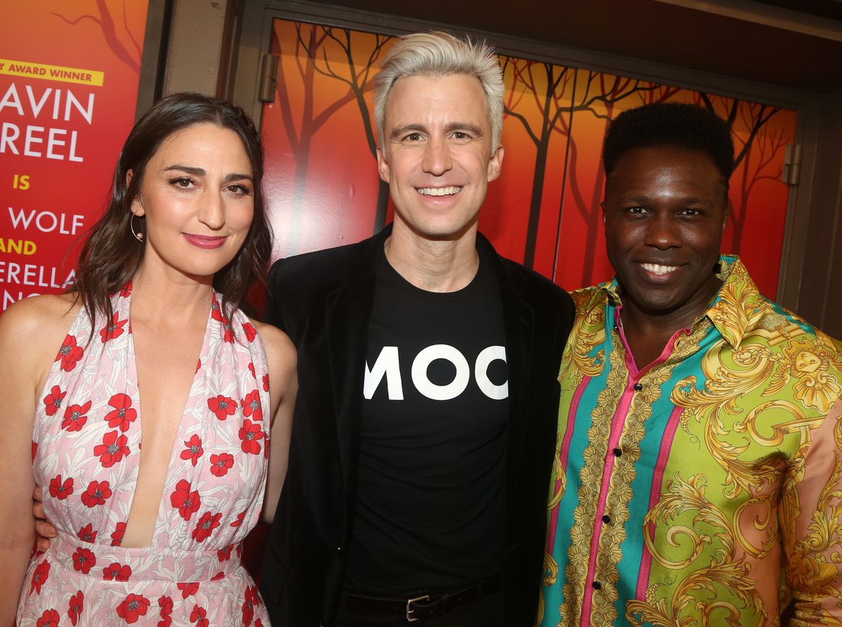 Gavin Creel with Sara Bareilles and Joshua Henry at the opening night of "Into The Woods" on Broadway in 2022