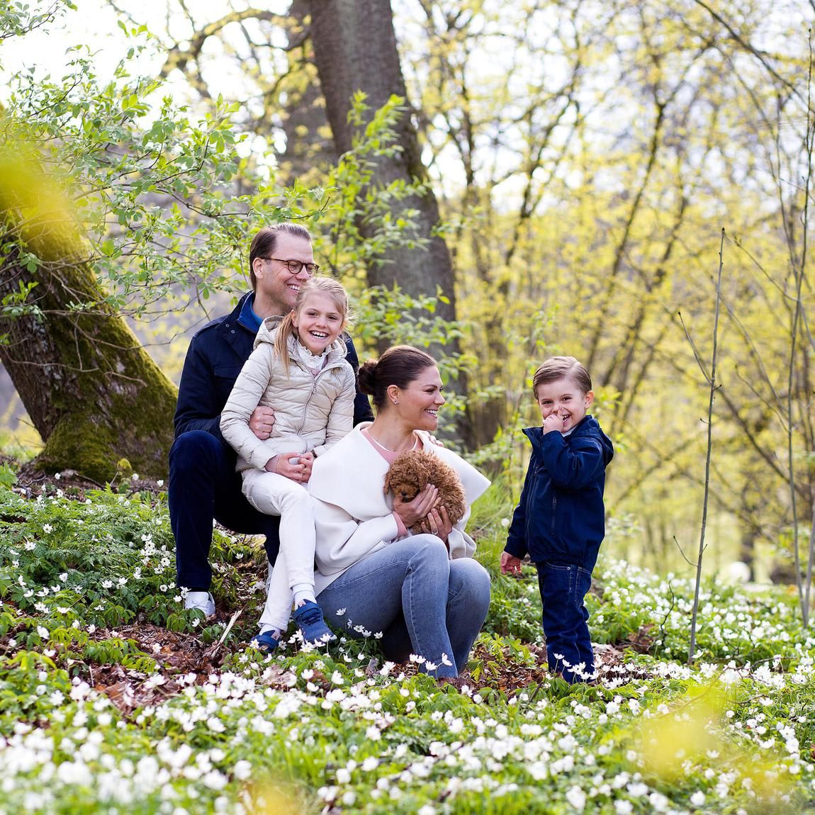 The Crown Princess family own bees and a dog named Rio