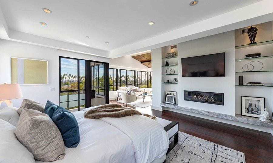 Rihanna Hollywood Hills home bedroom