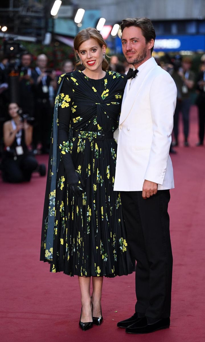 Princess Beatrice and Edoardo Mapelli Mozzi made a glamorous pair at the Vogue World: London 2023 event on Sept. 14