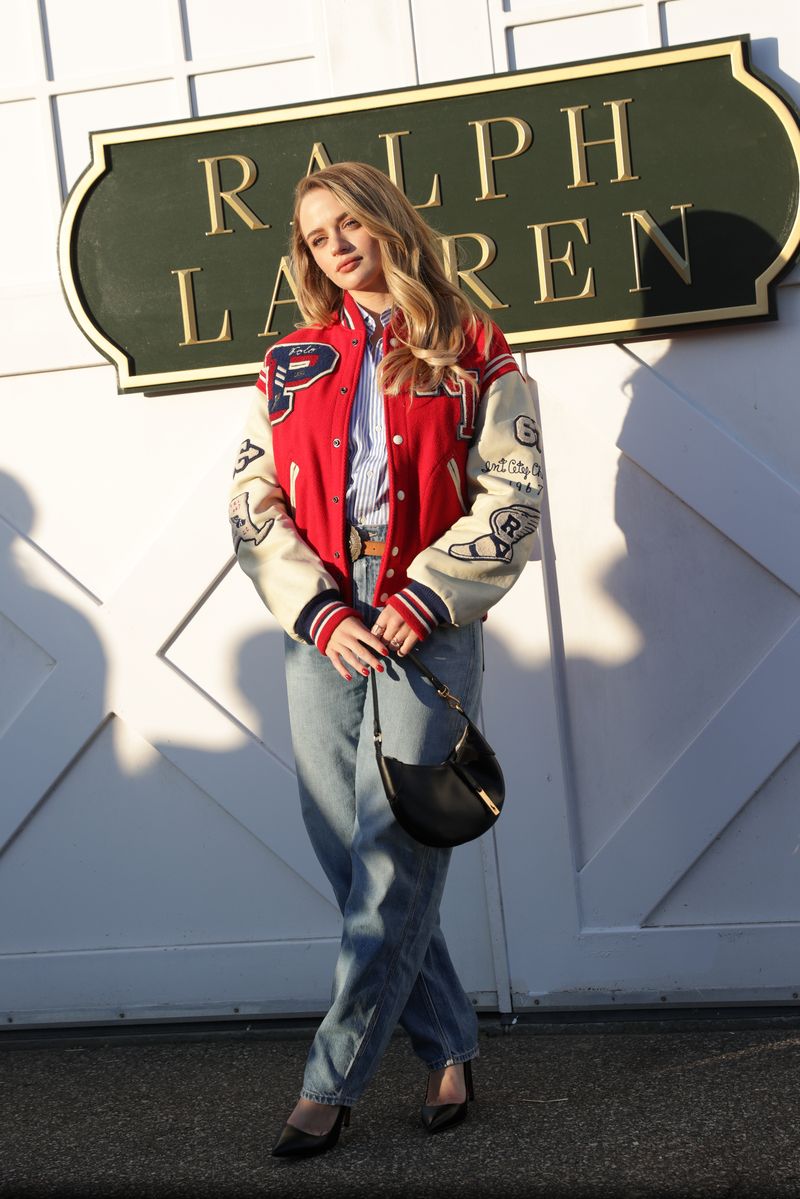 Joey King at Ralph Lauren RTW Spring 2025 as part of New York Ready to Wear Fashion Week on September 5, 2024 in East Hampton, New York.  