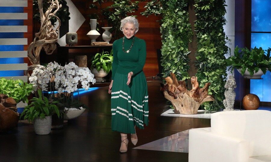 Dame <a href="https://us.hellomagazine.com/tags/1/helen-mirren/"><strong>Helen Mirren</strong></a> dropped by <i>The Ellen DeGeneres Show</i> to discuss her upcoming film <i>The Leisure Seeker</i>. Helen, who is no stranger to playing <a href="https://us.hellomagazine.com/tags/1/queen-elizabeth/"><strong>Queen Elizabeth</strong></a>, admitted she probably won't be invited to the royal wedding of <b>Prince Harry</b> and <b>Meghan Markle</b>. Though the actress did share how she has met both him and his brother <a href="https://us.hellomagazine.com/tags/1/prince-william/"><strong>Prince William</strong></a> as well as the Queen.
"I don't know them exactly," she shared. "I was at an awards thing or something, and [Prince] William was presenting and he knew that I was in the room and he said, 'I've got to be really, really good because my granny is in the house. So, he kind of knew who I was."
The British actress then continued: "I've met Harry. I've met the queen, briefly. And I've met Prince Harry and William. They're both unbelievably charming, very straightforward, very charming, and a great credit to their father, [Prince Charles]."
Photo: Michael Rozman/Warner Bros.