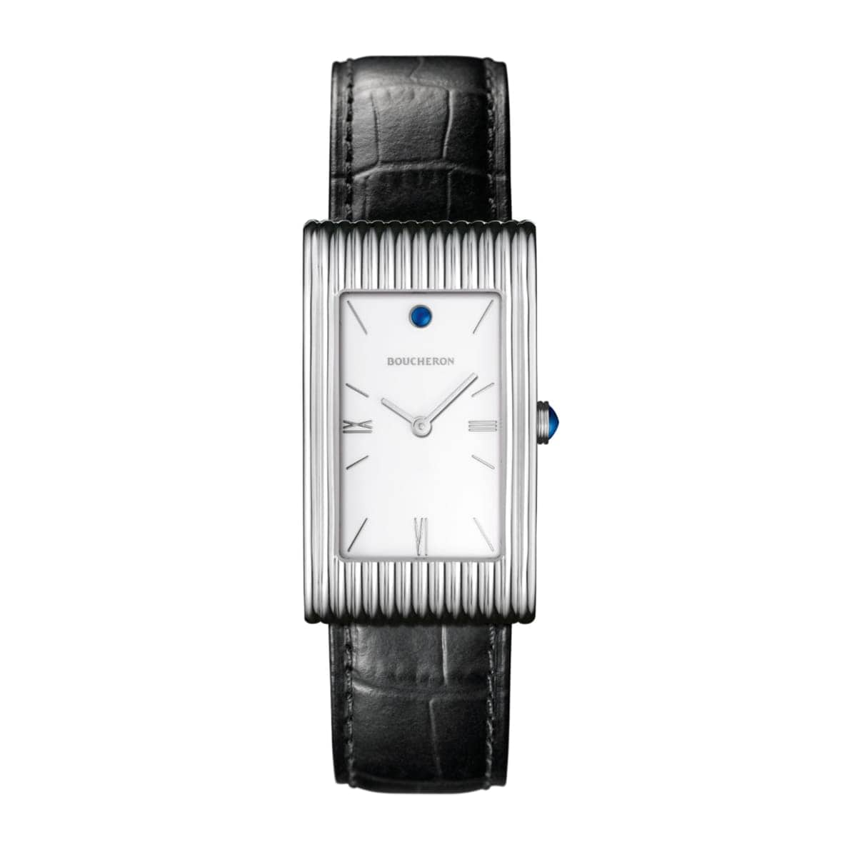 BOUCHERON Reflet watch, large, in steel