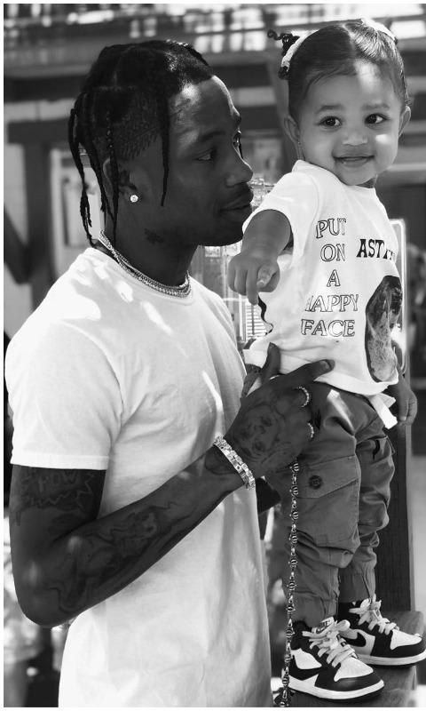 Stormi has dad Travis Scott's style