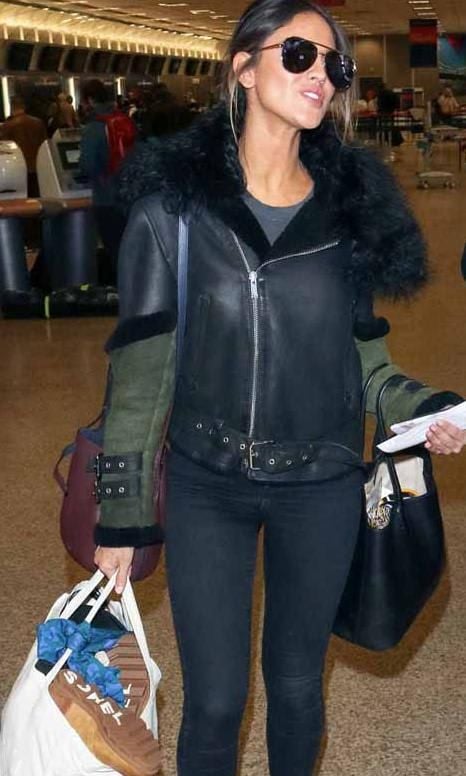 Eiza Gonzalez at the airport