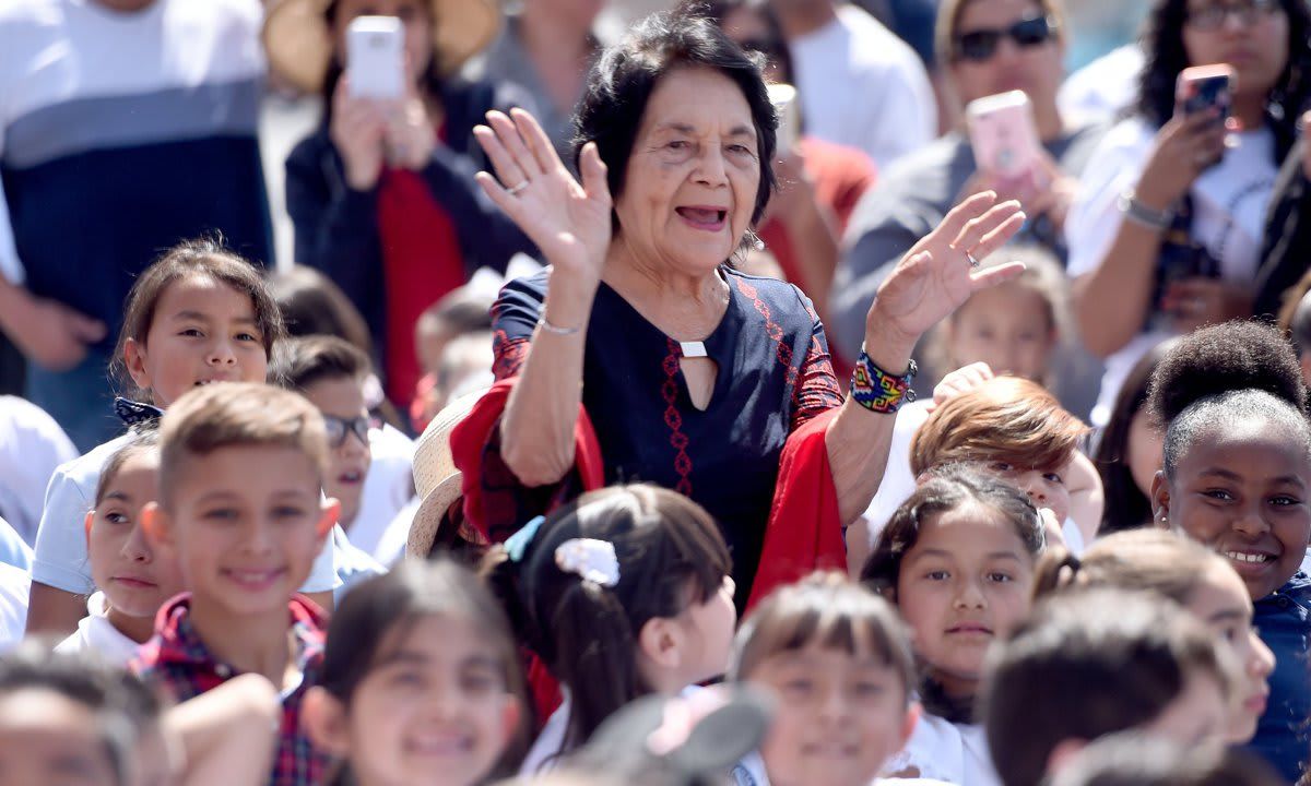 First Delores Huerta Day Celebrated At Delores Huerta International Academy In Fontana"n"n