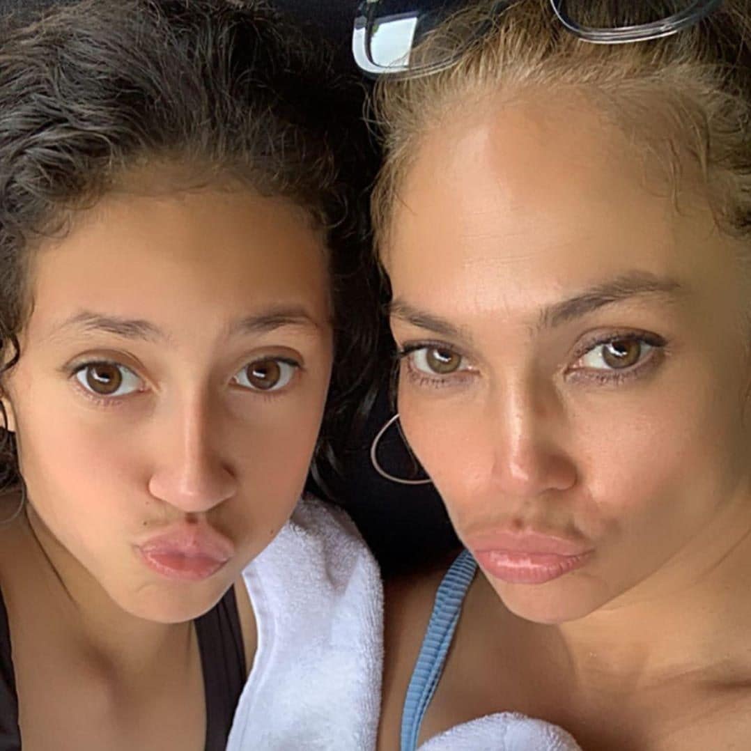 Jennifer Lopez and daughter Emme