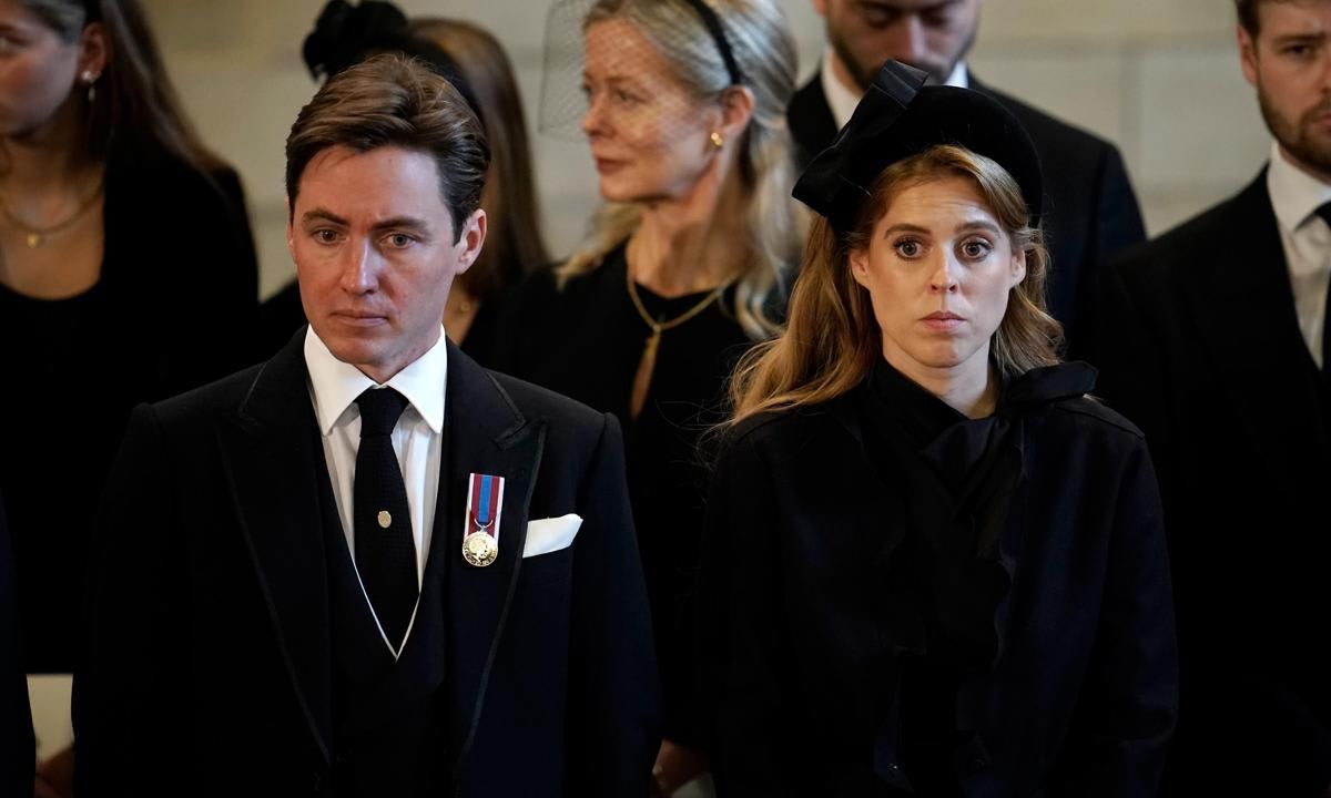 Prince Andrew's eldest child, Princess Beatrice, with her husband Edoardo Mapelli Mozzi