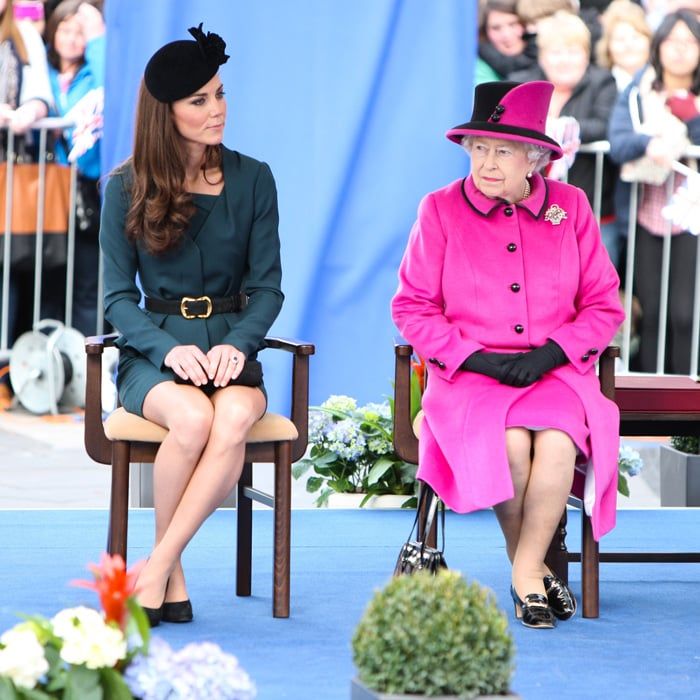 Kate Middleton and Queen Elizabeth Grand Dame honor