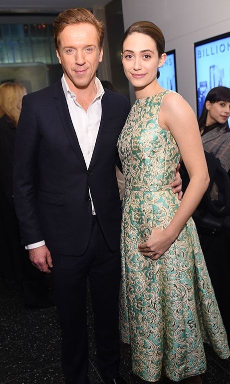 January 7: It's Showtime! Damian Lewis and Emily Rossum stopped to chat during the premiere of Showtime's new series 'Billions,' premiering Sunday January 17 at 10 p.m., at The Museum of Modern Art in New York City.
<br>
Photo: Getty Images