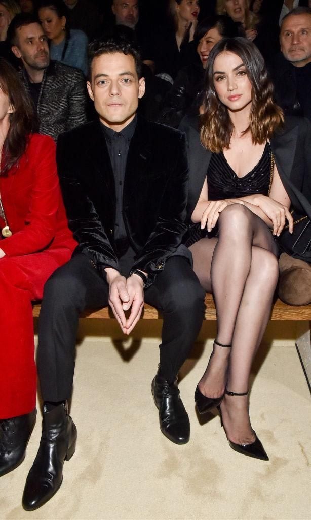 Rami Malek, Ana de Armas at Saint Laurent