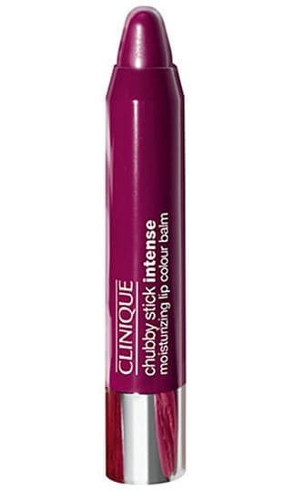 If a matte purple isn't your thing, try out Clinique's ultra moisturizing Chubby Stick in this flattering berry shade. Its glossy bright finish offers a more subtle take on the dramatic trend and its balm formula makes it super quick and easy to apply on the go. <br>
Clinique Chubby Stick Intense Moisturizing Lip Colour Balm in 'Broadest Berry', $17, at clinique.com