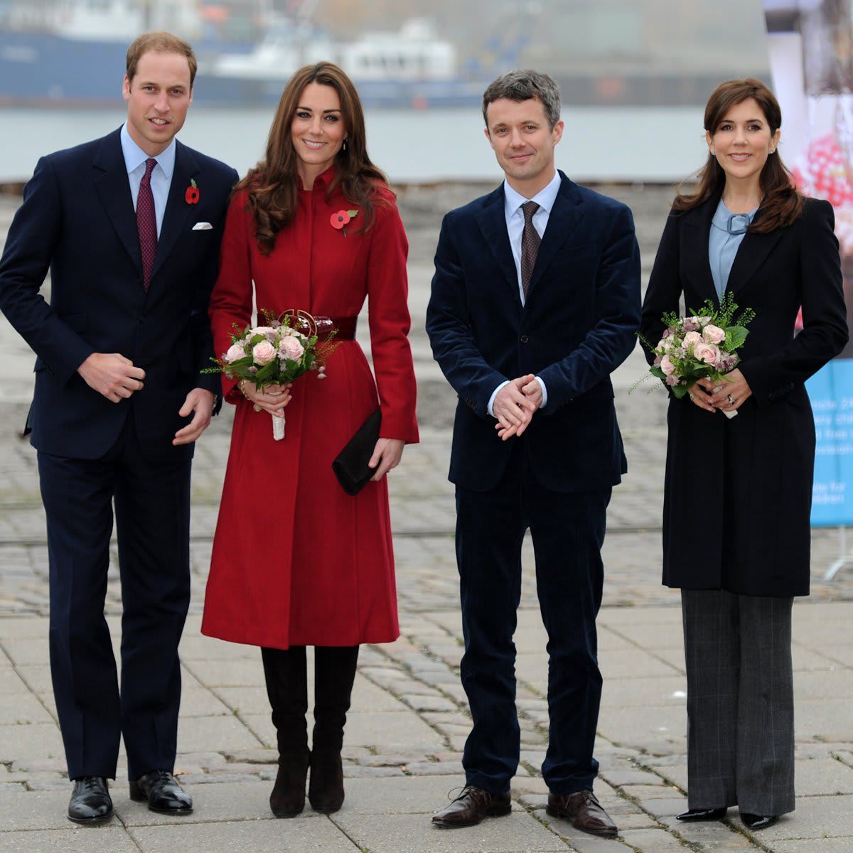 The Cambridges spent time with the Danish royal couple in 2011