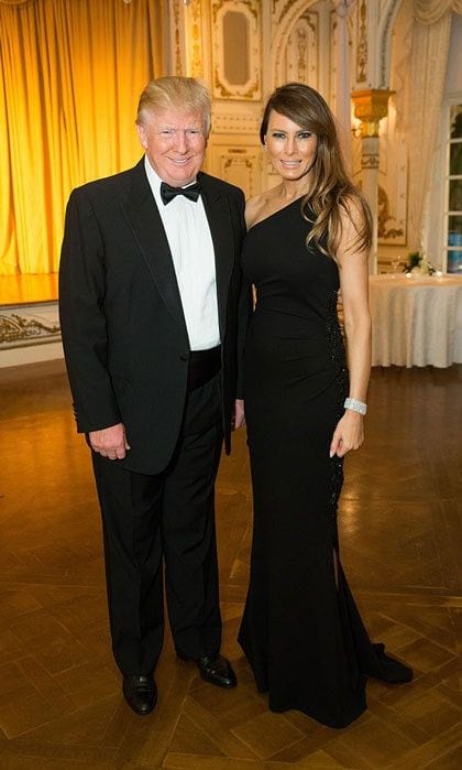 The Trump's certainly looked presidential at the 2015 International Red Cross Ball held at the Mar-a-Largo Club in Palm Beach, Florida.
Photo: CAPEHART/Getty Images