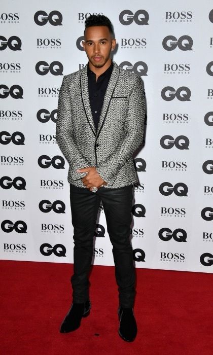 September 6: Lewis Hamilton traded in his race suit for a more dapper look during the GQ Men of the Year Awards in London.
<br>
Photo: Getty Images