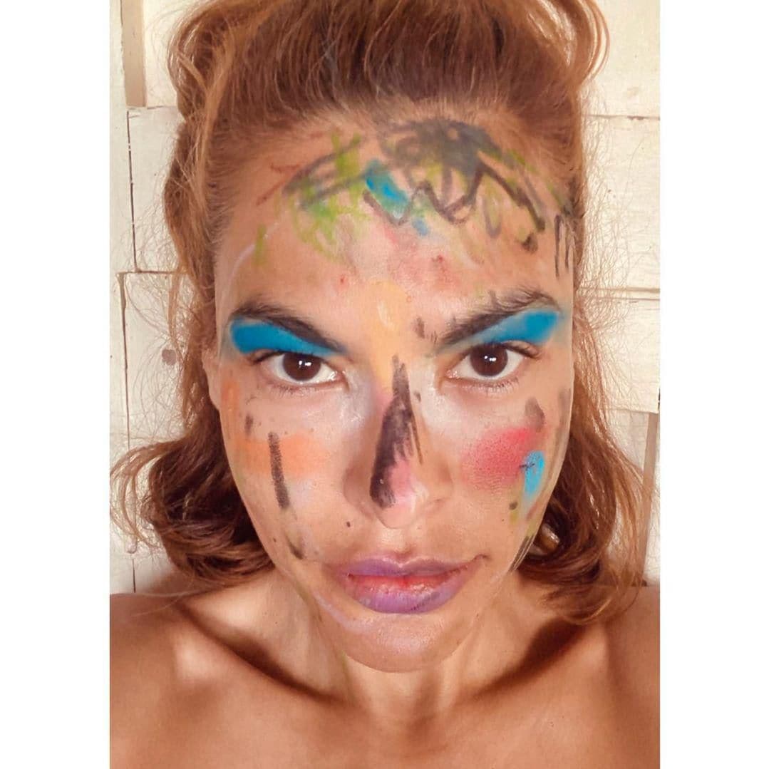 eva mendes new makeup