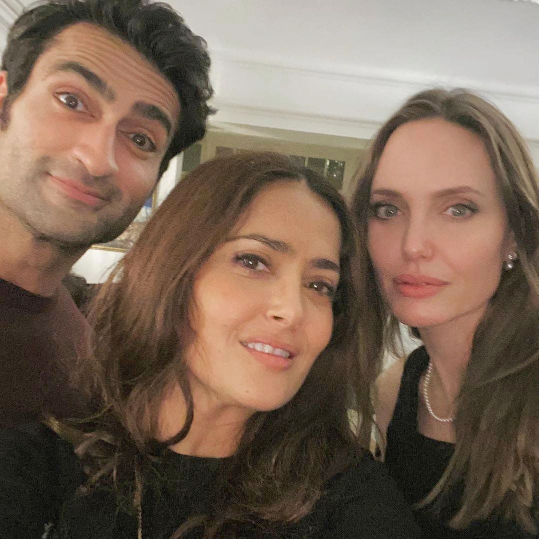 Angelina Jolie and Salma Hayek working together on The Eternals