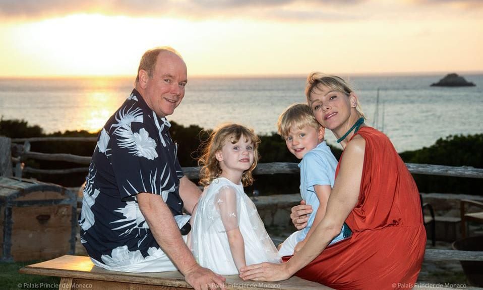 Prince Albert and Princess Charlene of Monaco celebrated their ninth wedding anniversary with Prince Jacques and Princess Gabriella