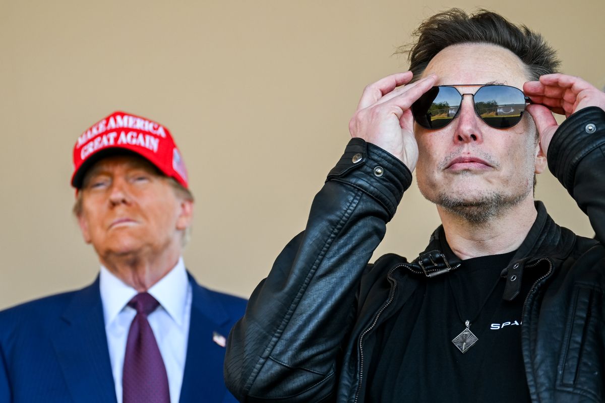 President-elect Donald Trump and Elon Musk watch the launch of the sixth test flight of the SpaceX Starship rocket