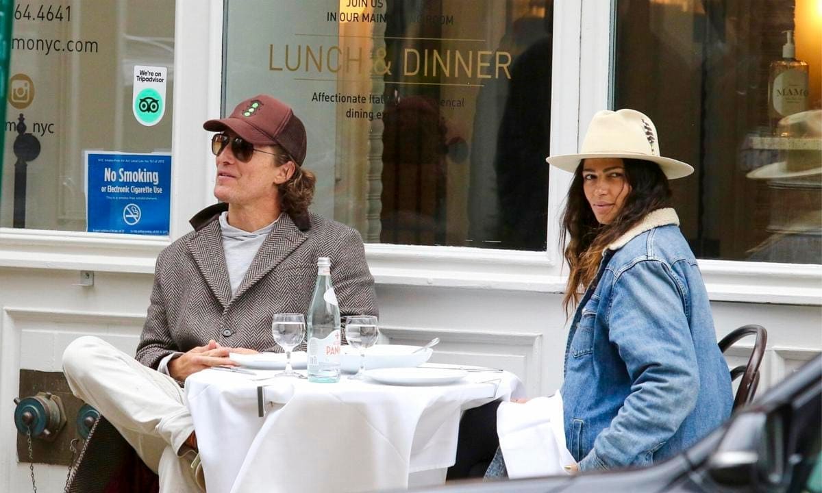 Matthew McConaughey and Camila Alves look stylish as they go on a stroll in New York