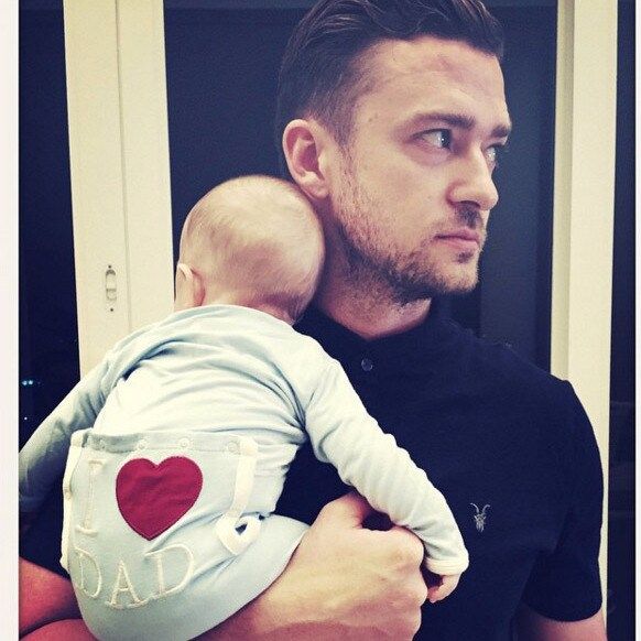 Daddy swag! JT pulled off his best look to date when he posted a picture from his first Father's Day featuring his son Silas Randall in June 2015.
<br>
Photo: Instagram/@justintimberlake