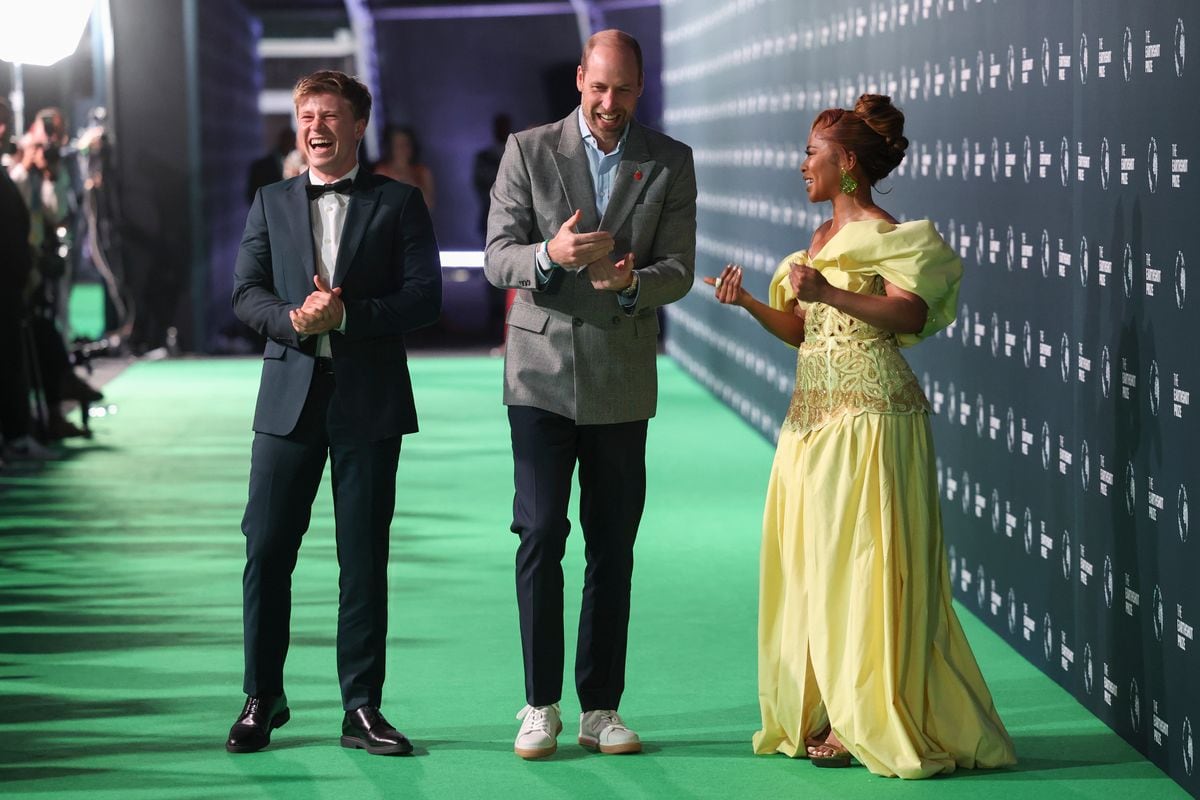 The Prince of Wales hit the green carpet at the 2024 Earthshot Prize Awards ceremony on Nov. 6