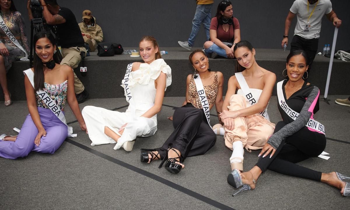 Miss Universe BTS rehearsals