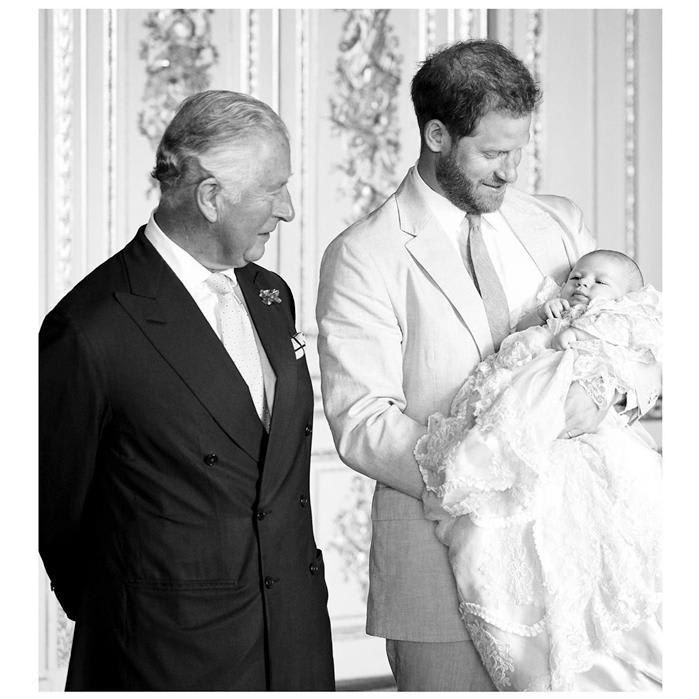 Meghan and Harry shared a never before seen photo of Archie from his christening