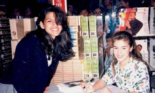 Eva Mendes, Alyssa Milano throwback