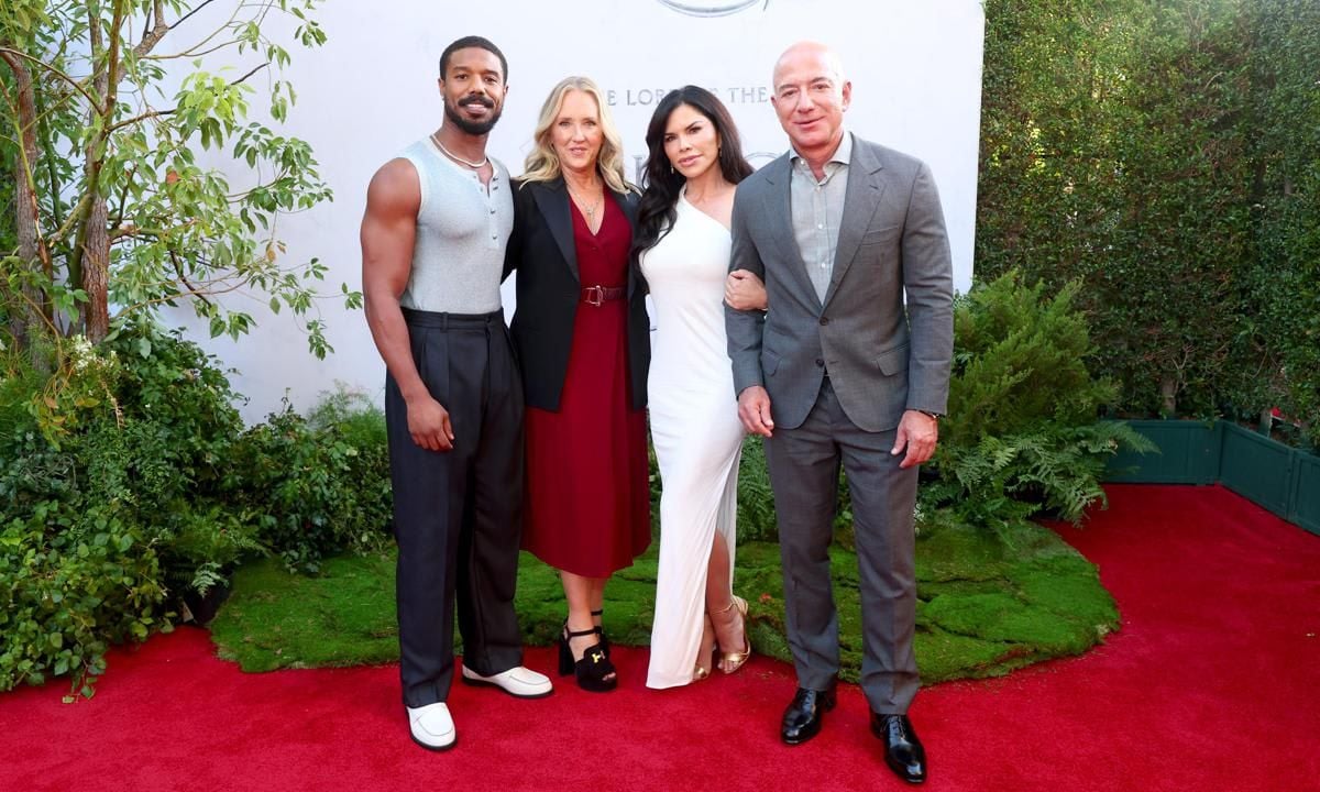 Jeff Bezos and Lauren Sanchez walked Prime Video’s red carpet