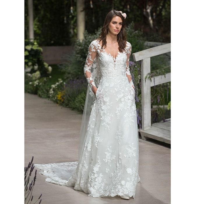 Barcelona Bridal Week Long sleeved wedding dresses like Kate Middleton s