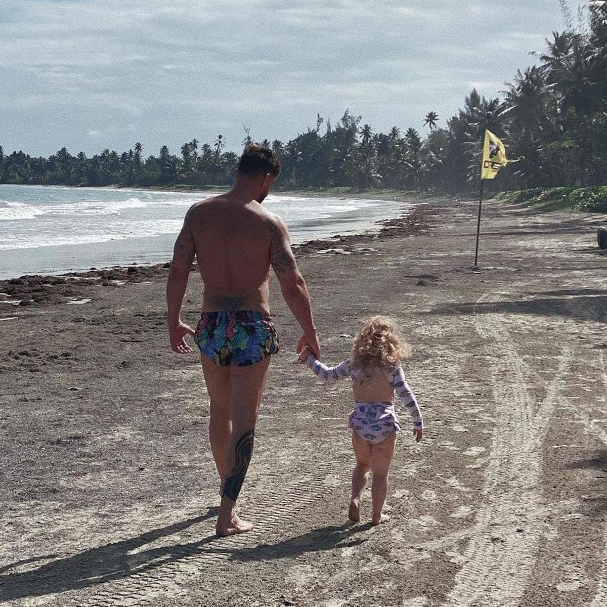 Jan Yosef, esposo de Ricky Martin y su hija Lucía