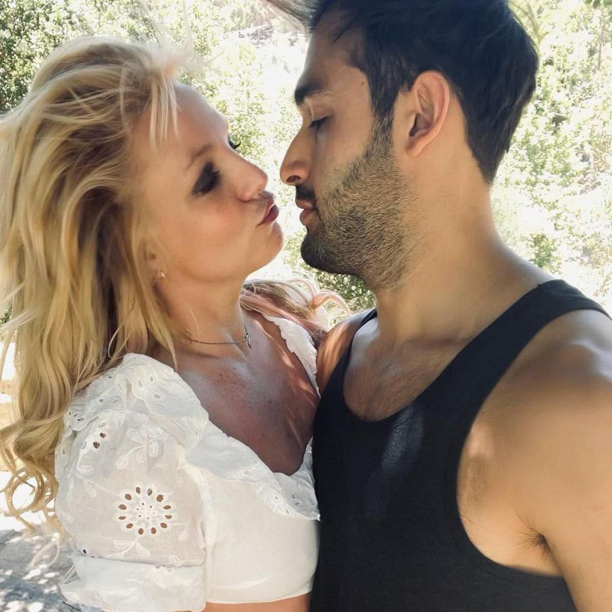 Britney Spears and Sam Asghari