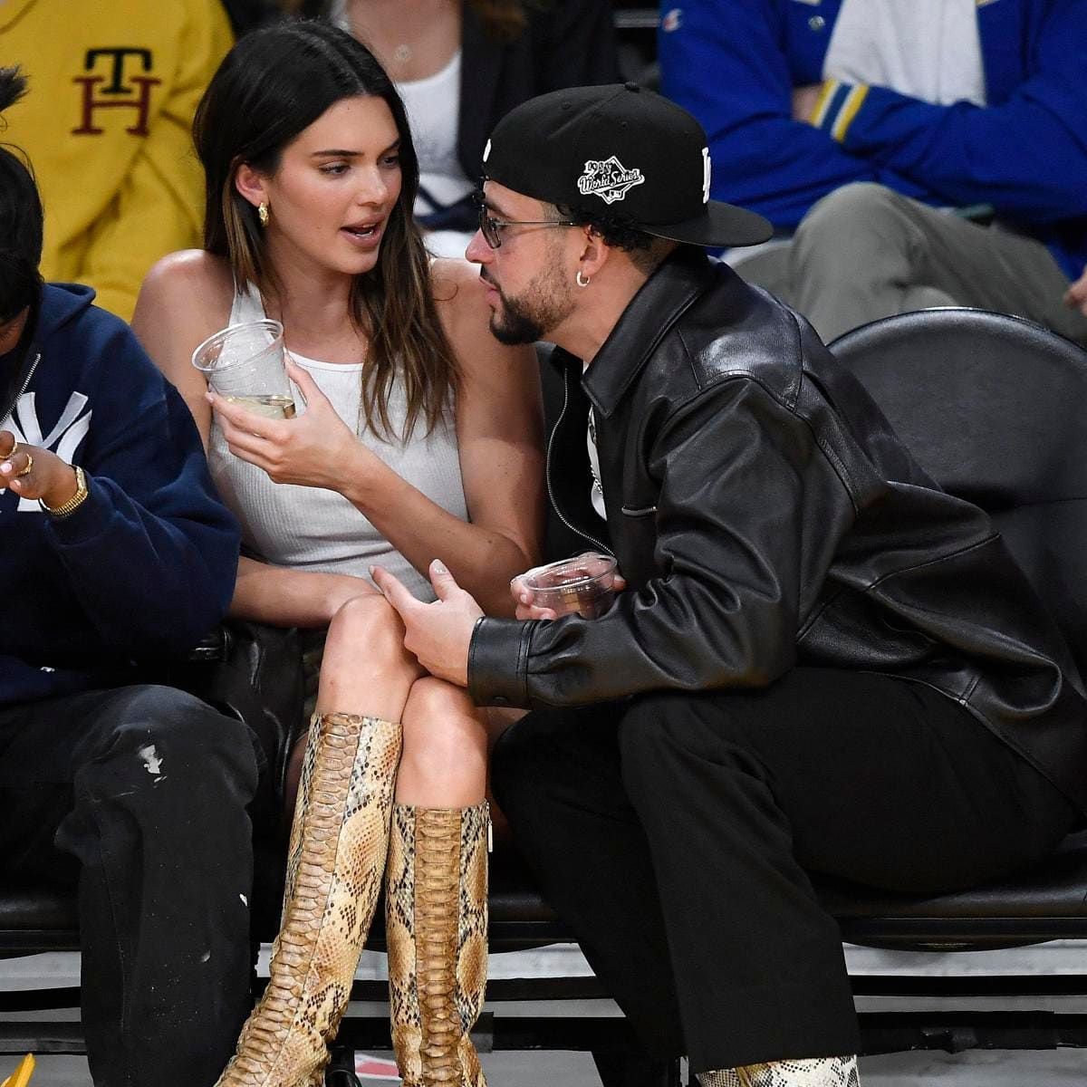 Celebrities At The Los Angeles Lakers Game