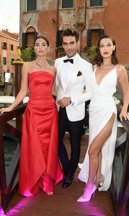 Lily Aldridge, Jon Kortajarena and Bella Hadid took over the canals of Venice in style for the Bvlgari Party at Scuola Grande della Misericordia.
Photo: Getty Images