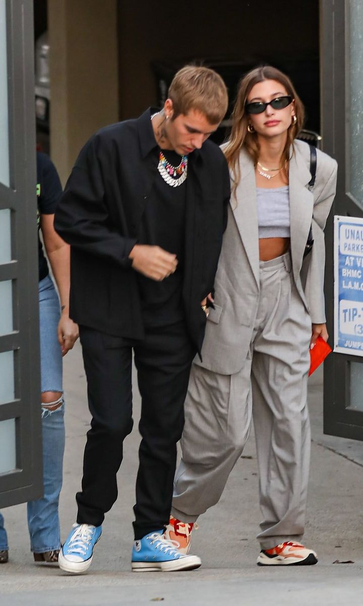 Justin Bieber and Hailey Bieber style