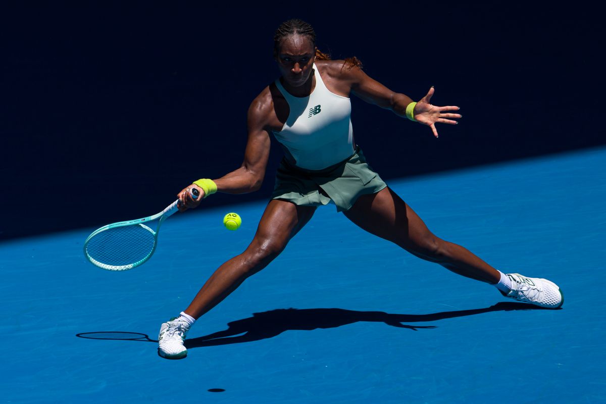 Gauff wore a gorgeous bodysuit for her match against Sofia Kenin