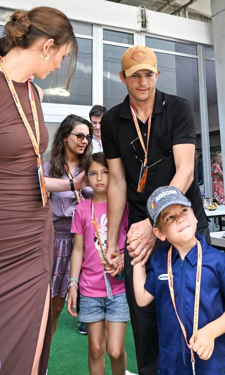 The family was last seen together at the Miami Grand Prix in 2022