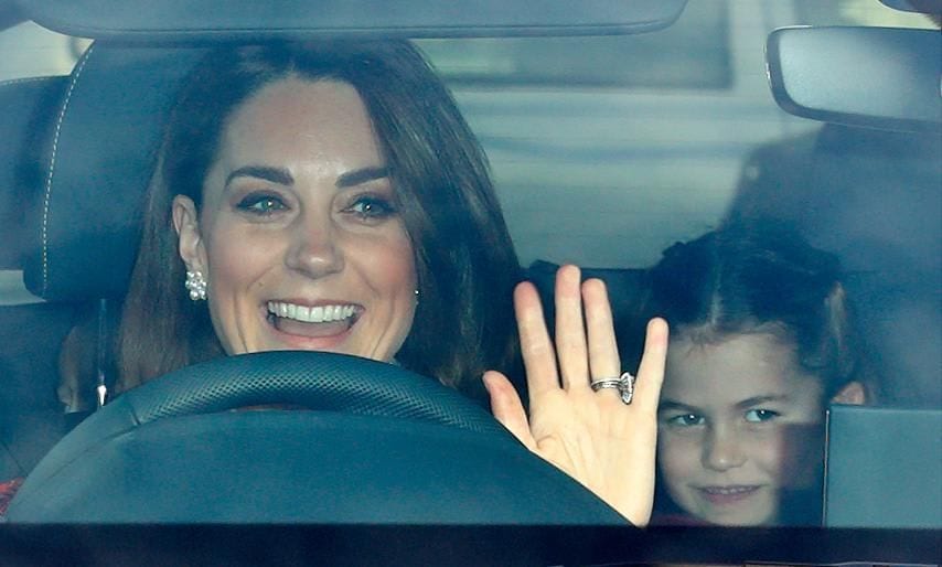 Prince George's younger sister was photographed arriving to Queen Elizabeth's annual Christmas lunch at Buckingham Palace in 2019 with braids in her hair.