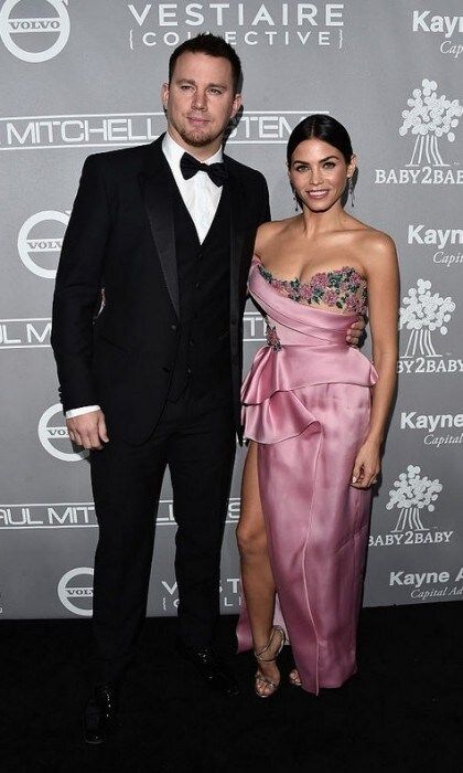 November 12: Oh baby! It doesn't get more dashing and glam than Channing Tatum and Jenna Dewan, in Marchesa, at the Baby2Baby Gala in Culver City, California.
Photo: Getty Images