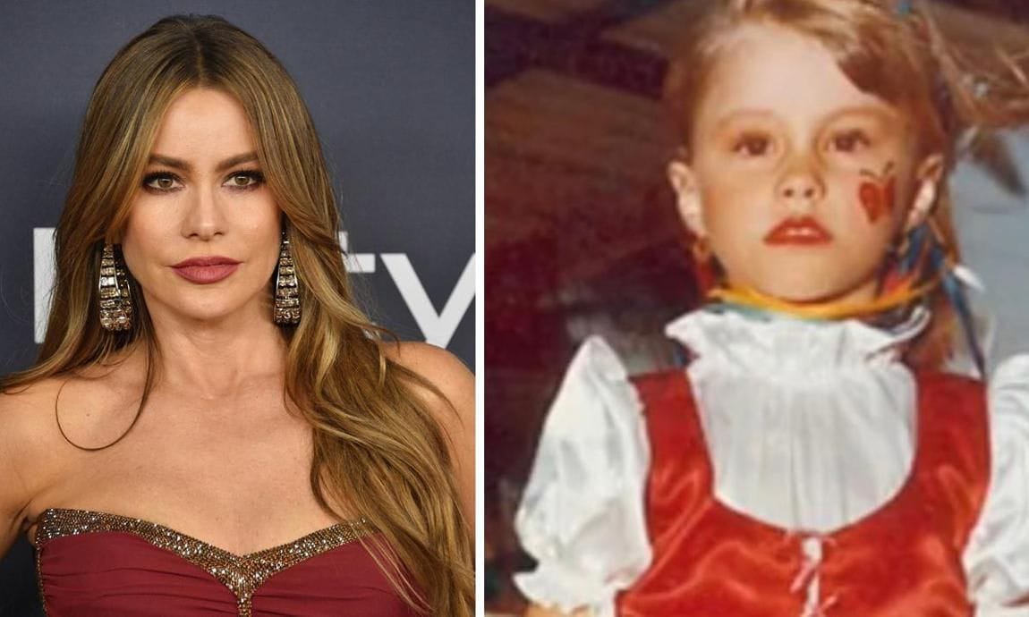 Sofia Vergara as a little girl