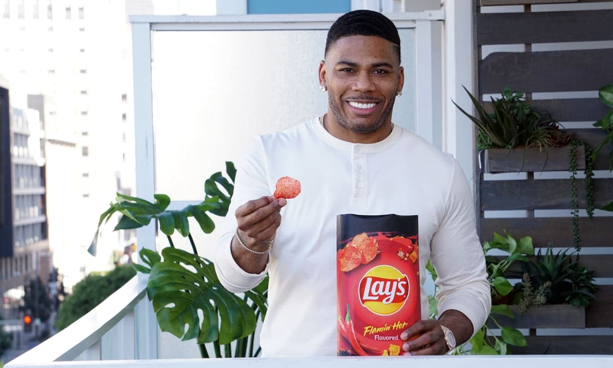 Nelly's new partnership with Lay's Flamin' Hot