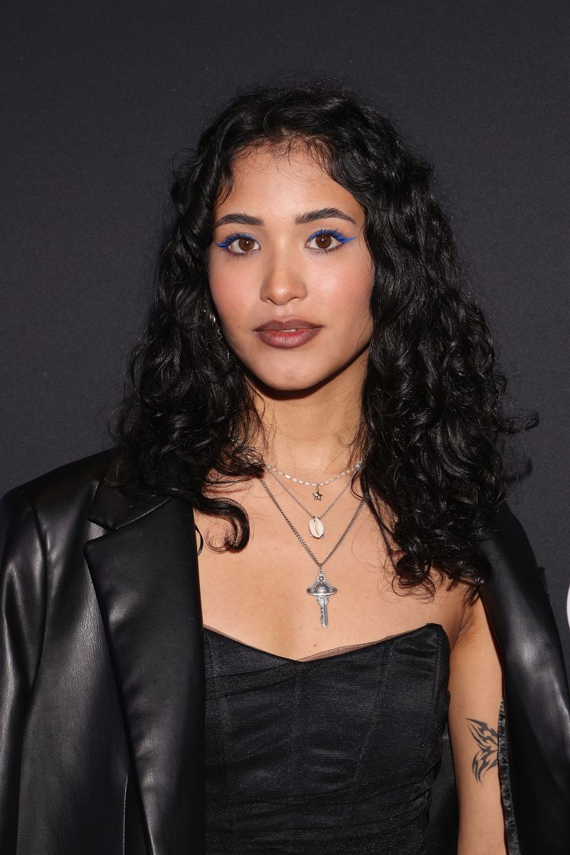 Andrea Chaparro attends the blue carpet of the "GQ15 Mexico Men of The Year Awards" at Altto San Angel on November 03, 2021, in Mexico City, Mexico. (Photo by Victor Chavez/Getty Images)