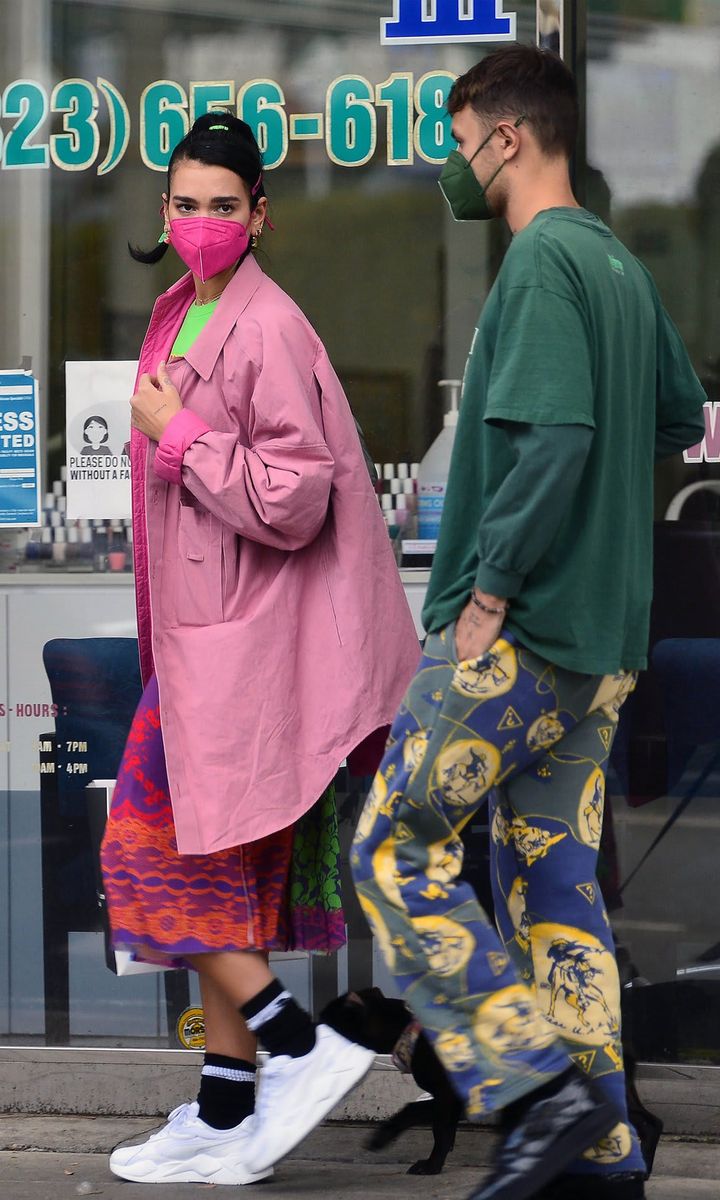 Dua Lipa and Anwar Hadid in West Hollywood