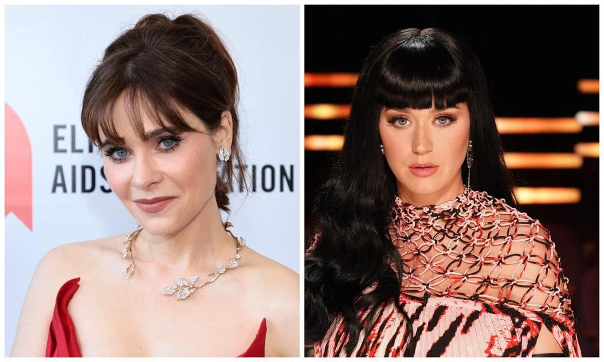 Zooey Deschanel and Katy Perry