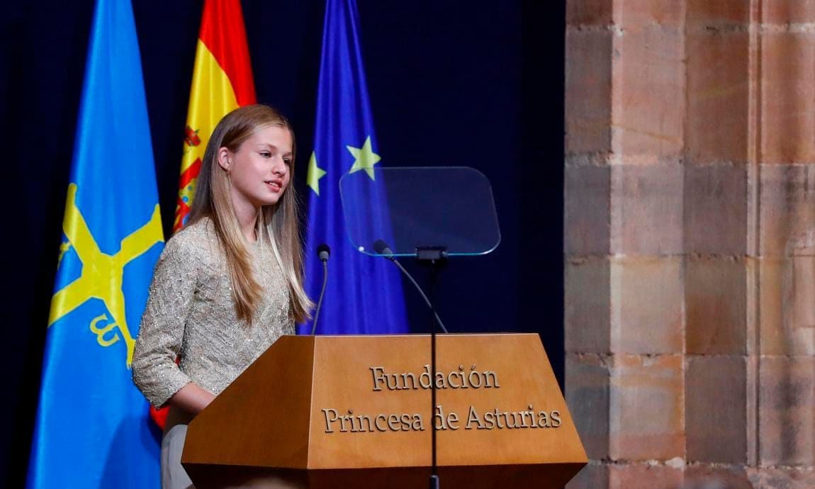 Princess Leonor at the 2020 Princess of Asturias Awards