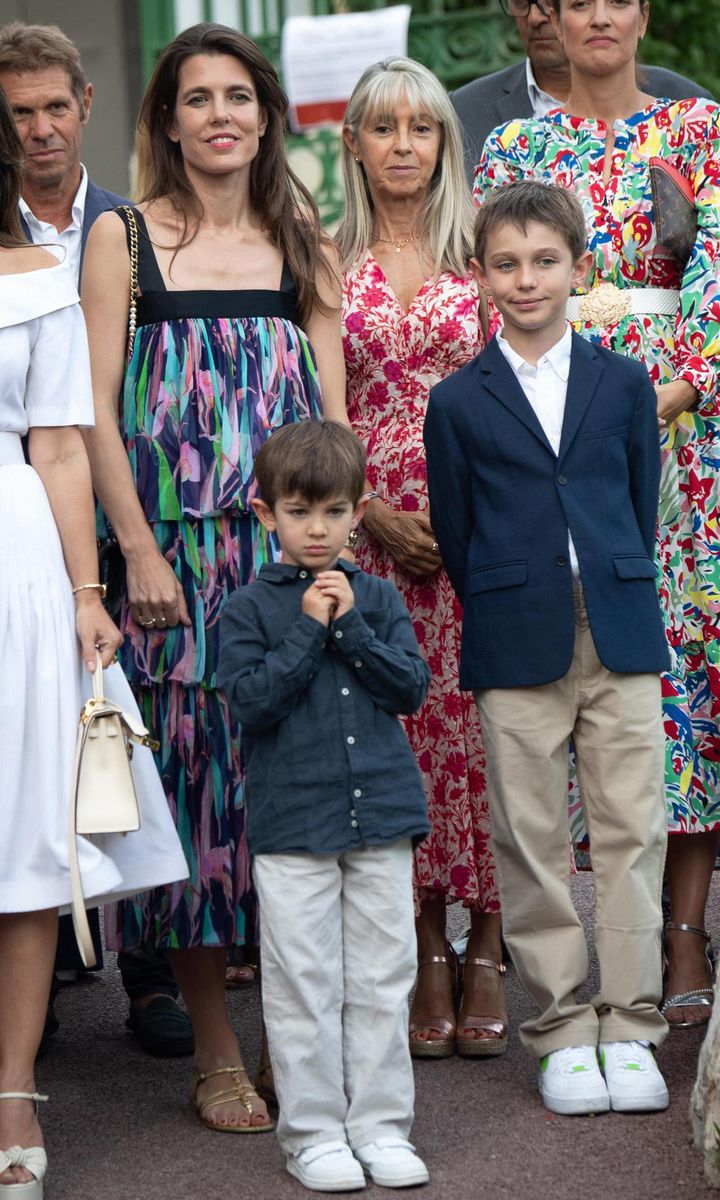 Charlotte Casiraghi and her kids attended the traditional Monaco picnic on Sept. 9